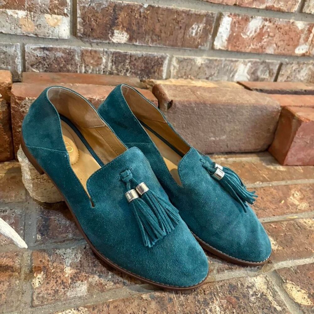 Franco-sarto Women's Green and Blue Loafers
